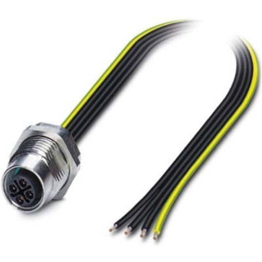 phoenixcontact Phoenix Contact 1424133 Sensor/actuator inbouwconnector M12 Aantal polen (sensoren): 4 Bus, inbouw 0.50 m 1 stuk(s)