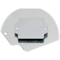 Montageplaat (l x b) 64 mm x 69 mm Plaatstaal Fibox EURONORD PM 0808 1 stuks
