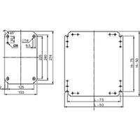 Schneider Electric - Montageplaat (l x b) 300 mm x 200 mm Staal verzinkt NSYMM32 1 stuks