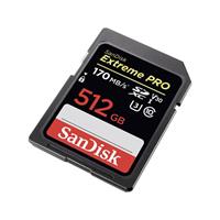 sandisk SDXC Extreme Pro 512GB 170mb/ 90mb U3 V30