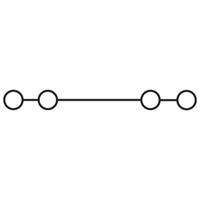 phoenixcontact MSDB 2,5-NS 35 BU Mini-Durchgangsklemme 0.08mm² 2.50mm² Blau 50St.