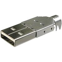 trucomponents TRU COMPONENTS Selbstkonfektionierbarer USB A-Steckverbinder Stecker, gerade USB A Inhalt: 100St. X017011