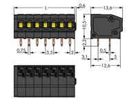 Wago Federkraftklemmblock 1.50mm² Polzahl 2 Schwarz 580St.