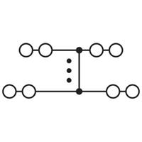 Phoenix Contact - PTRV 8-PV /BU 3270249 Potentiaalverdeler 0.14 mm ² 1.50 mm ² Grijs 10 stuks