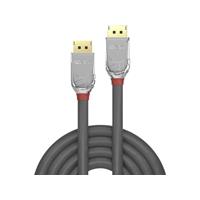 LINDY DisplayPort Anschlusskabel [1x DisplayPort Stecker - 1x DisplayPort Stecker] 1.00m Grau