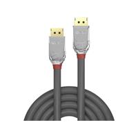 LINDY DisplayPort Anschlusskabel [1x DisplayPort Stecker - 1x DisplayPort Stecker] 3.00m Grau