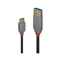 LINDY USB 2.0 Aansluitkabel 0.15 m Zwart
