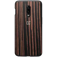 OnePlus 6T - Bumper Case - Ebony Wood