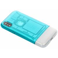 Apple Classic C1 Backcover voor iPhone X - Turquoise