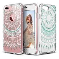 iPhone 7 hoes mandala Ibiza mint zacht TPU