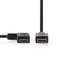 Nedis High Speed HDMI-Kabel met Ethernet HDMI-Connector - HDMI-Connector Links Haaks 1,5 m Zwart