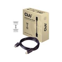 Club3D HDMI Anschlusskabel [1x HDMI-Stecker - 1x HDMI-Stecker] 2.00m Schwarz