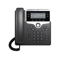 Cisco CP-7821-3PCC-K9= Systemtelefon,VoIP LC-Display Schwarz, Silber