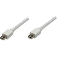 Manhattan Mini-displayport Aansluitkabel [1x Mini-DisplayPort stekker - 1x Mini-DisplayPort stekker] 1 m Wit