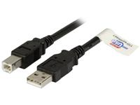 EFB Elektronik USB2.0 Premium cable, A to B, black, 0,5m - 
