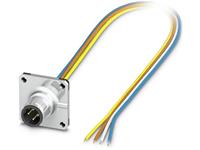 Phoenix Contact - 1441626 Sensor-/actor-steekconnector M12 Stekker, inbouw 0.50 m Aantal polen: 4 1 stuks