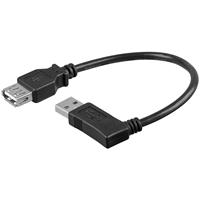 95702 - usb 2.0 Hi-Speed Verlängerungskabel 90° 0,30 m schwarz (95702) - Goobay