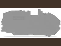 Wago 2016-7691 (25 Stück) - End plate and intermediate plate 1mm grey, 2016-7691 - Promotional item