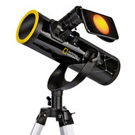 National Geographic 76/350 Reflector Telescope with Sun Filter & Smartphone Adapter - Black
