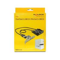 Delock 61893 2+2 Port USB 3.2 Gen 1-Controllerkarte