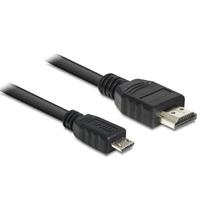 delock USB Micro naar HDMI MHL kabel - 5-pins / zwart - 1 meter