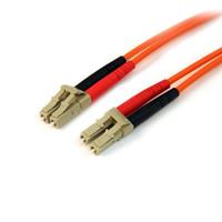 StarTech.com 2m Fiber Optic Cable - Multimode Duplex 50/125 - LSZH - LC/LC - OM2 - LC to LC Fiber Patch Cable (50FIBLCLC2) - Netzwerkkabel - 2 m