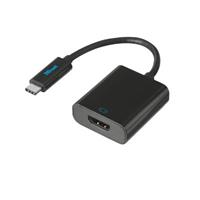 Trust USB-C Male naar HDMI Female Adapter Kabel - Zwart