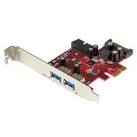 StarTech.com 4 Port USB 3.0 PCI Express-Karte - 2 Externe und 2 Interne mit SATA Power