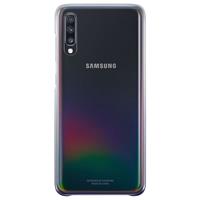 Samsung Gradation Cover EF-AA705 Flip Cover Galaxy A70 Schwarz, Transparent
