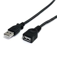 6 ft Black USB 2.0 Extension Cable A to A - M/F