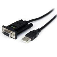 StarTech 1 Port USB to Null Modem RS232 DB9 Serial DCE Adapter Cable with ftDI