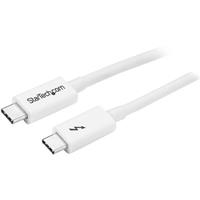 StarTech.com Thunderbolt 3 USB-C kabel 20Gbps Thunderbolt, USB en DisplayPort compatibel 2m wit