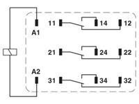 phoenixcontact Phoenix Contact REL-PR3- 24AC/3X21 Industrieel relais 1 stuk(s)