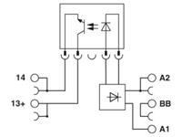 phoenixcontact Halbleiterrelais PLC-OPT-24DC/V8C/SEN 10St.