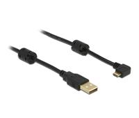 DeLOCK Kabel USB-A Stecker > USB Micro-B Stecker gewinkelt 270 - Deloc