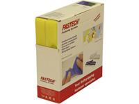 fastech Klettband zum Aufnähen Haft- und Flauschteil (L x B) 10m x 25mm Gelb 10m