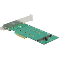 PCIe x1 > 2 x M.2 Key B, Serial ATA-Controller