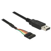 DeLOCK Converter USB 2.0 male > TTL 6 pin pin header fema