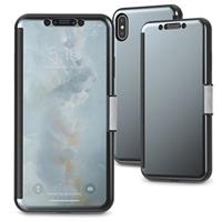 Moshi StealthCover iPhone XS Max Flip Cover - Pistoolmetaal Grijs