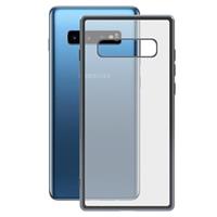 BigBuy Tech Mobilfodral Samsung Galaxy S10 KSIX Flex Metal TPU Transparent GrÃ¥ Metallic