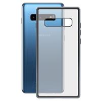 Ksix Metal Flex Samsung Galaxy S10+ TPU Hülle - Grau / Durchsichtig
