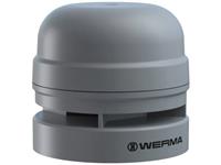 WERMA Midi Sounder 115-230VAC GY Sirene Continu geluid, Pulstoom 115 V/AC, 230 V/AC 110 dB