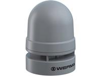 WERMA Mini Sounder Dauer/Puls 24VAC/DC GY Sirene Pulstoom, Continu geluid 24 V 95 dB