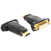 DeLOCK Adapter HDMI Stecker > DVI 24 + 5 Pin Buchse - Delock