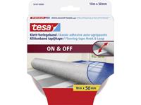 tesa Klett-Verlegeband zum Aufkleben (L x B) 10m x 50mm Weiß 1St.