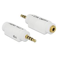 Jack-Kabel - 4-Polige Kopfhörer adapter - Delock