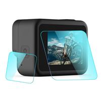 PULUZ voor GoPro HERO8 Black lens + LCD-scherm gehard glas film