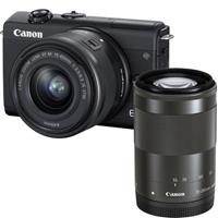 canon EOS M200 zwart + 15-45mm IS STM + 55-200mm IS STM