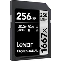 lexar SDXC Professional 256GB 1667x UHS-II
