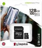 Kingston Canvas Select Plus microSD Card 10 UHS-I - 128GB - inclusief SD adapter
